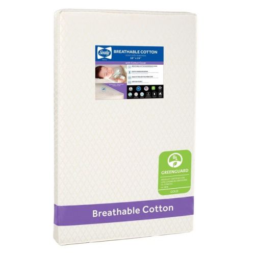 Sealy Mini Cotton Crib Mattress - 38"x24"