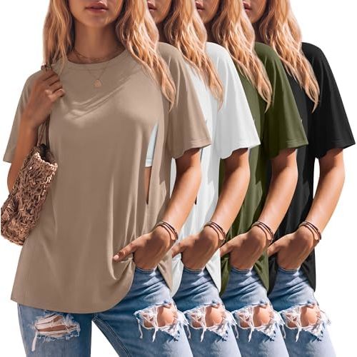 4 Pack Women's Nursing Shirts