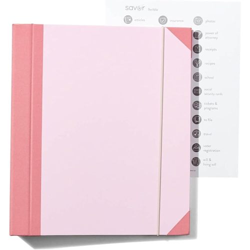2025 Edition The Folio™ Document Organizer, Pink