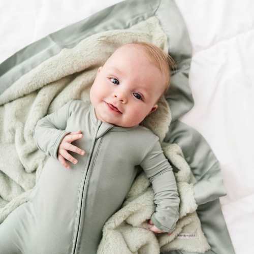Eucalyptus Luxe Minky Blanket