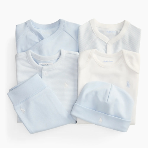 Polo Ralph Lauren Baby Boy's Cotton Interlock 6-Piece Gift Set | Saks Fifth Avenue
