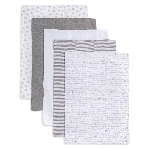 Extra Absorbent Organic Neutral Baby Burp Cloths Set of 5  | Burt's Bees Baby®