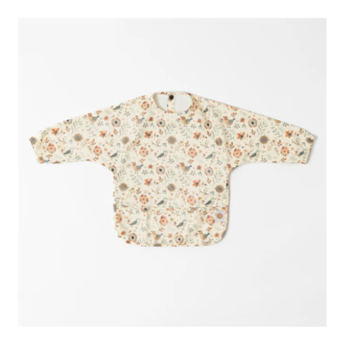 Weaning Long Sleeve Bibs - Boho Sunshine Birds