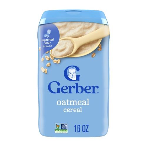 Gerber Baby Food Stage 1 Single Grain Oatmeal Baby Cereal - 16oz