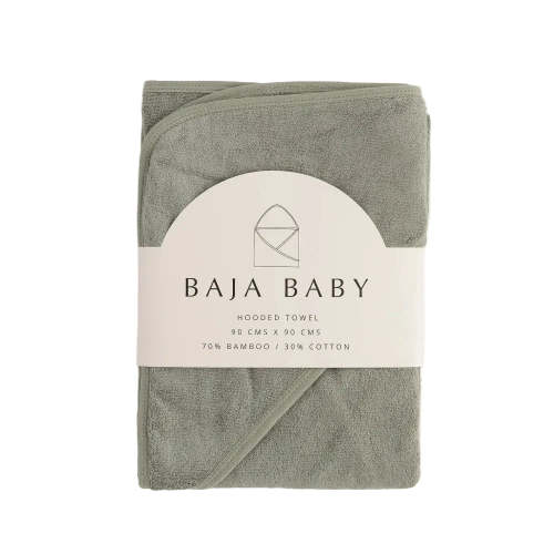 Hooded Towel - Sage