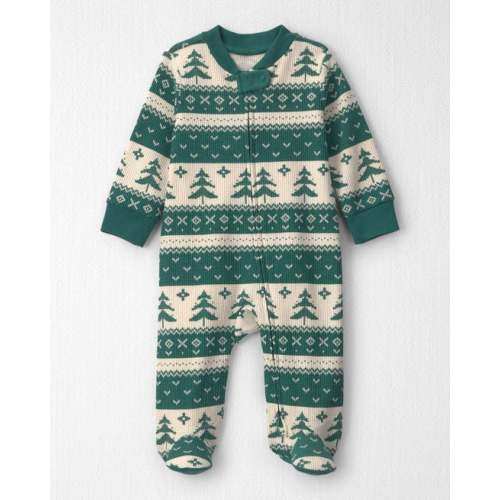 Fair Isle Waffle Knit Pajamas - Little Planet | Carter's - 3 months