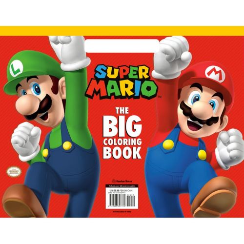 Super Mario: The Big Coloring Book (Nintendo(r)) - by Random House (Paperback)