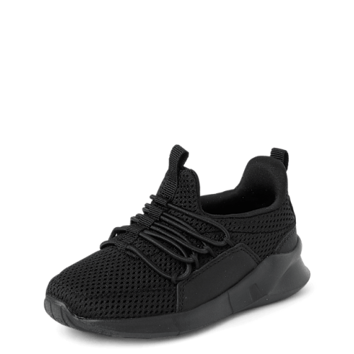 Toddler Boys Running Sneakers - Black
