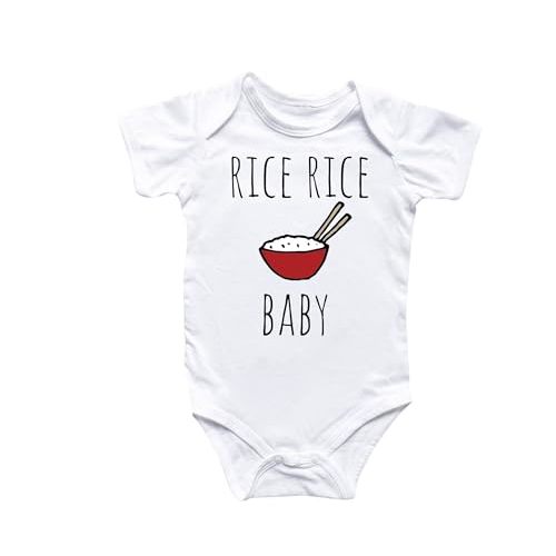 Rice Asian - Baby Boy Girl Clothes Infant Bodysuit Funny Cute Newborn