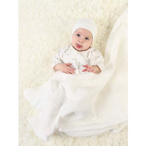 Muslin Swaddle Blanket - Organic White