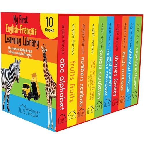 My First English-Français Learning Library (Ma première bibliothèque bilingue anglais-français) (French Edition)