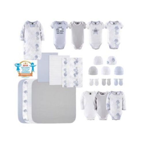 Baby Boys Newborn Layette Gift Set Girls, Shower Gift Essentials, Blue, Grey
