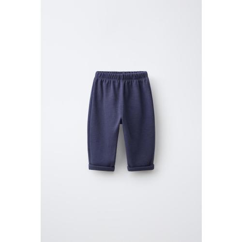 LABEL POCKET TROUSERS - Mid-blue | ZARA United States