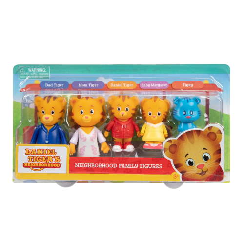 Daniel Tiger's Neighborhood Family Figures Set, 5pk