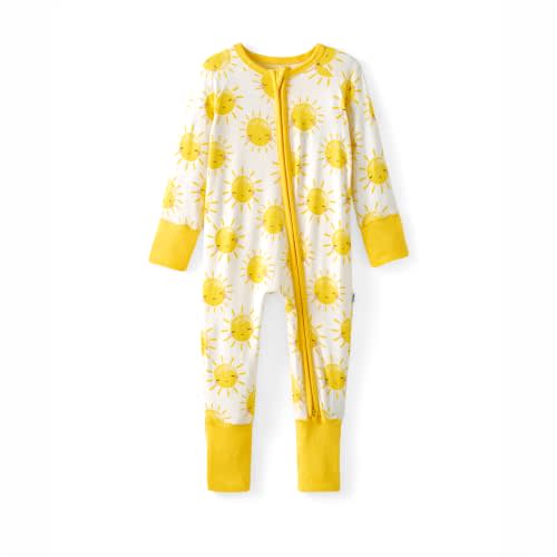 Little Sleepies Baby Pajamas, Viscose from Bamboo, Newborn Sleeper Baby PJs | 2-way zipper, boys & girls kids pajamas, family matching, tagless, eczema-friendly, fold-over cuffs, seasonless, Preemie-3T