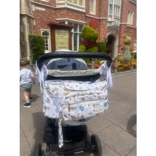 READY TO SHIP! Bear & friends stroller caddy