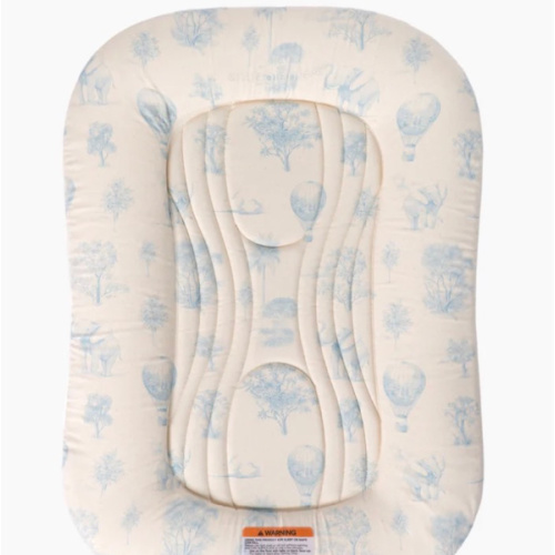 Infant Lounger Wave | Blue Toile