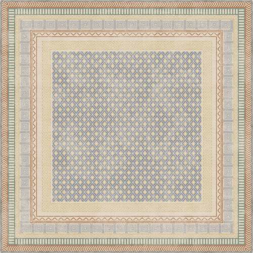 6.6 x 6.6 Wynn Colourful Bordered Rug