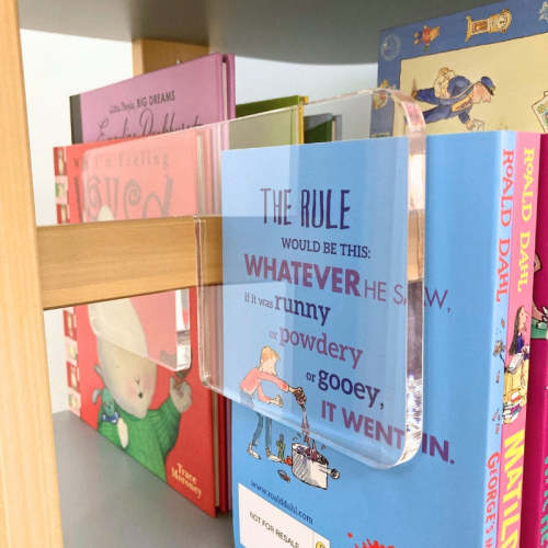 Tidy Rotating Bookshelf Acrylic Bookend (6pcs) – Boori