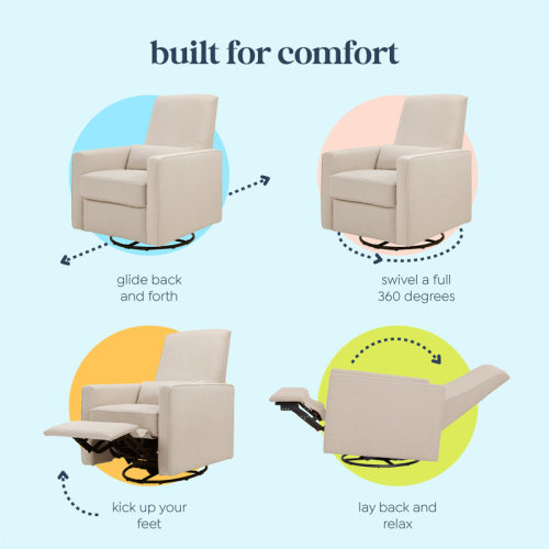 daVinci Piper Swivel Reclining Glider & Reviews | AllModern