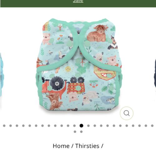 Thirsties Duo Wrap two-sized cloth diaper cover