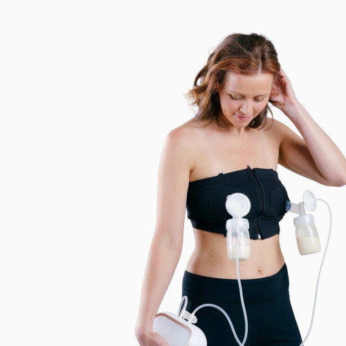 Hands Free Breastpump Bra - Black