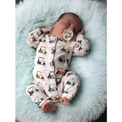 Golf Cart / Organic Long Sleeve Bay Jumpsuit