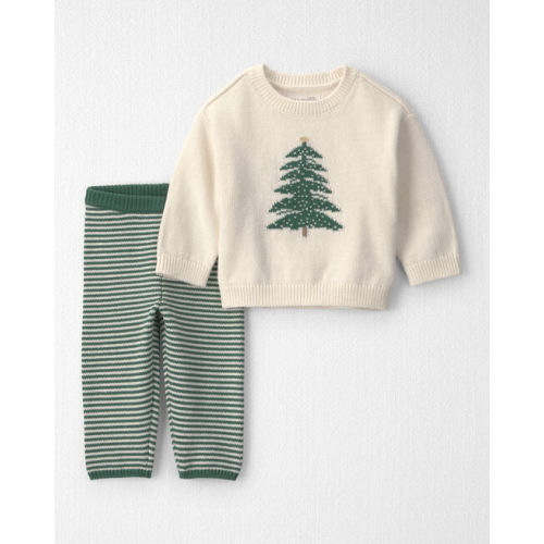 Baby 2-Piece Organic Cotton Sweater Knit Top & Pant Set - Little Planet | Carter's