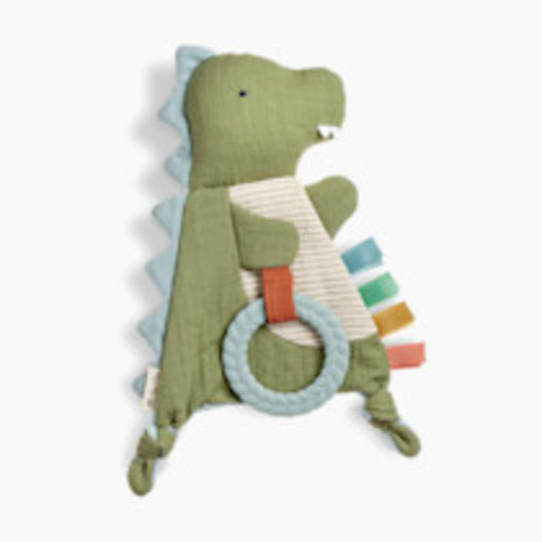 Itzy Ritzy Bitzy Crinkle Sensory Crinkle Toy with Teether - Dino