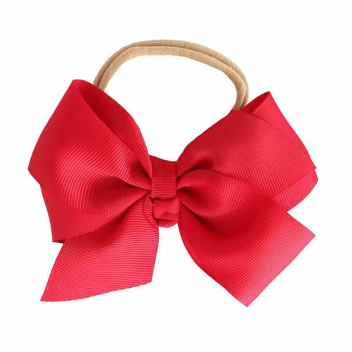 Ribbon Bow Headband | Scarlet