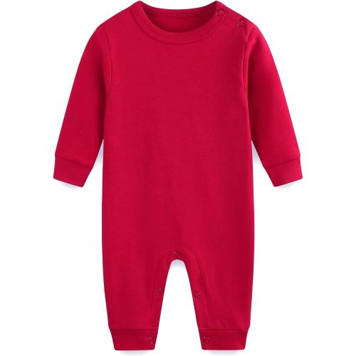 Baby Girl Boy Outfit Infant 100% Cotton Long Sleeve Newborn Romper Unisex Footless Jumpsuit