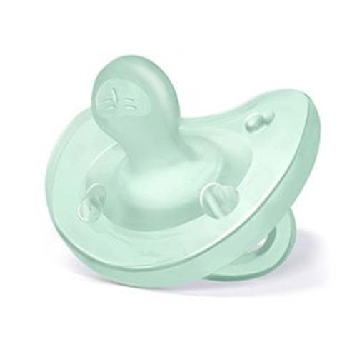 PhysioForma Orthodontic Silicone Pacifier - Light Blue/Green 0-6m (2pc) | Chicco