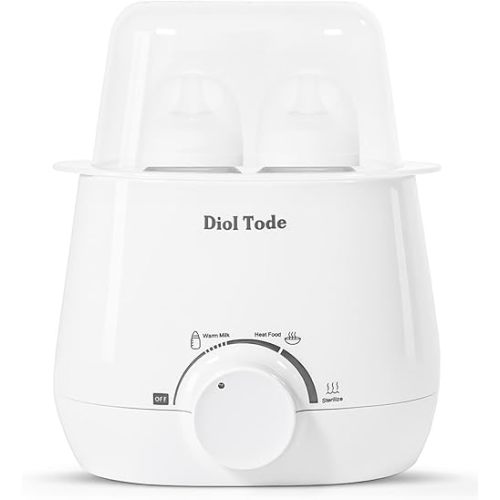 Bottle Warmer, Fast Baby Bottle Warmer for Breastmilk or Formula, 8-in-1 Milk Warmer for Baby, Smart Temperature Control, Sterili-zing, Heat Food, Double Bottle Warmer for All Bottles