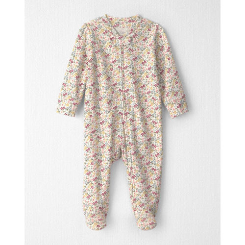 Baby Girl Organic Cotton Sleep & Play Pajamas in Floral - Little Planet | Carter's