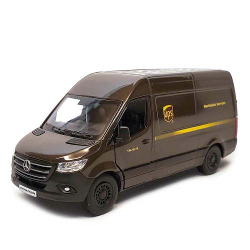 Kinsmart 5" UPS Mercedes Benz Sprinter Diecast Model Toy Van
