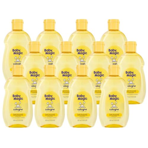 Baby Magic Cologne | 7oz (Pack of 12) | Hypoallergenic & Alcohol-Free