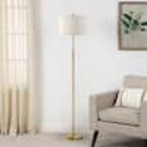 Maxax 70 in. Brass Vintage 1-Light Standard Living Room Bedroom Reading Standing up Floor Lamp Corner Tall Lights F262-GD