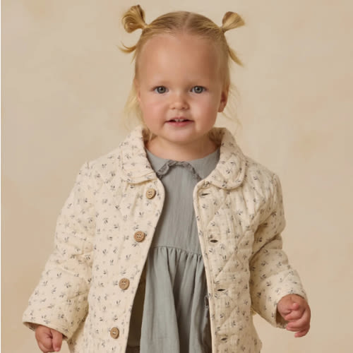 Quilted Jacket || Bluebell – Quincy Mae