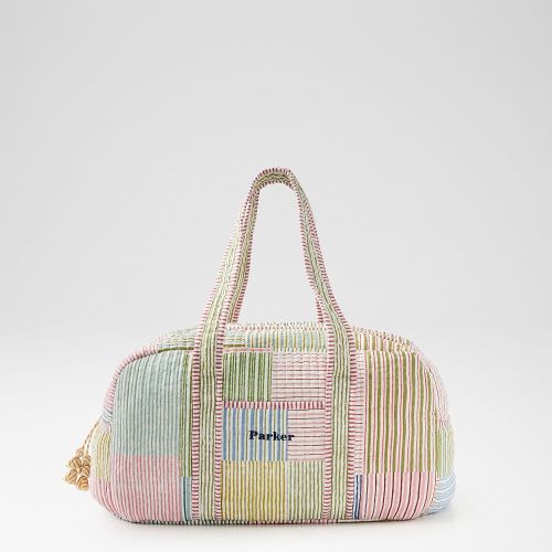 Block Print Quilted Overnighter