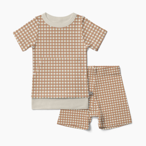 Goumi Kids All Day Biker Set - S/S - Picnic, 2 T