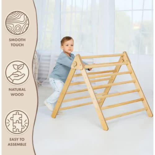 Indoor Montessori Triangle Climbing Ladder for Toddlers 1-7 y.o. - – Goodevas