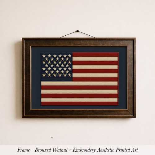 American Flag Print ∙ Vintage Classic Boy Room Art