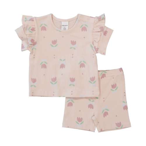Light Brown Baby Crinkle Printed Set | Best&Less™ Online