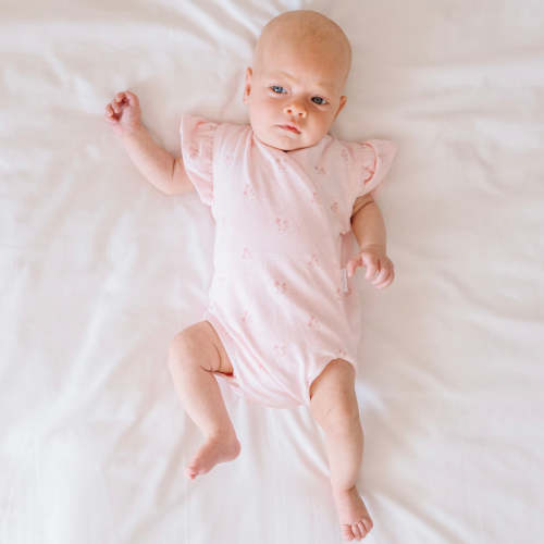 FLUTTER SLEEVE WINGED BODYSUIT