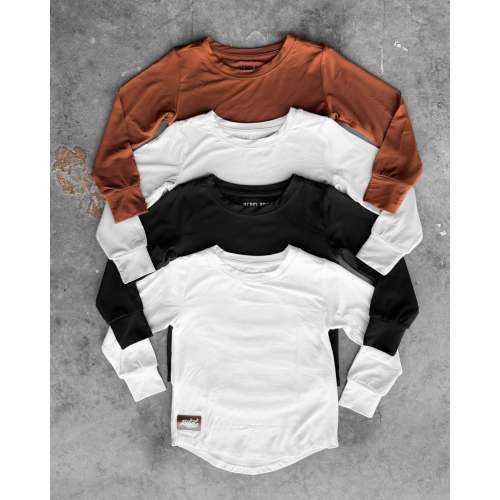 Long Sleeve Bamboo Tees (4 Pack)