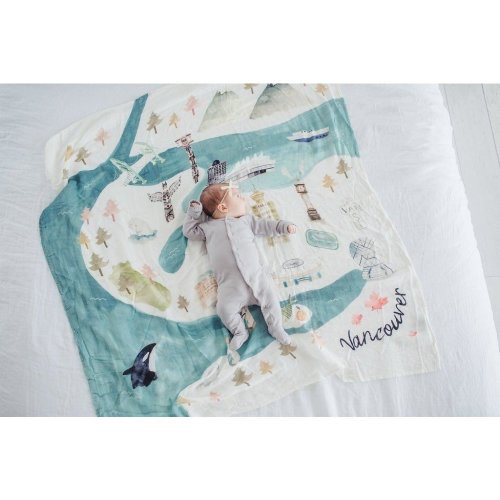 Loulou Lollipop muslin Swaddle - Vancouver