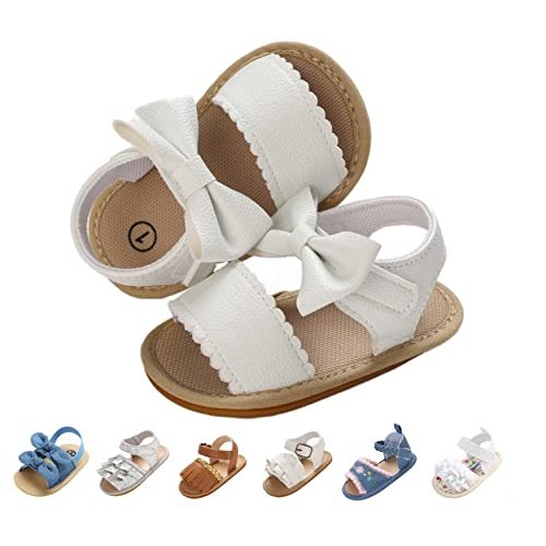 Baby Girls Sandals Summer Shoes Outdoor First Walker Toddler Girls Shoes for Summer