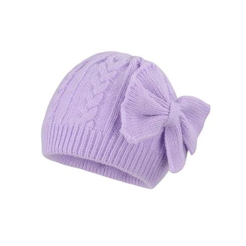 Century Star Cotton Lined Newborn Baby Hats for Girls Baby Winter Hat Warm Infant Baby Beanies Cute Baby Girl Bow Hat