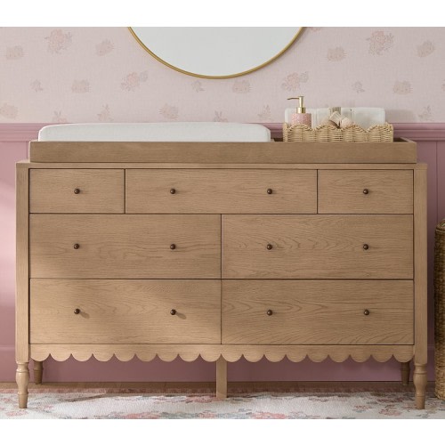 Penny 7-Drawer Dresser & Topper Set (56w x 19d")