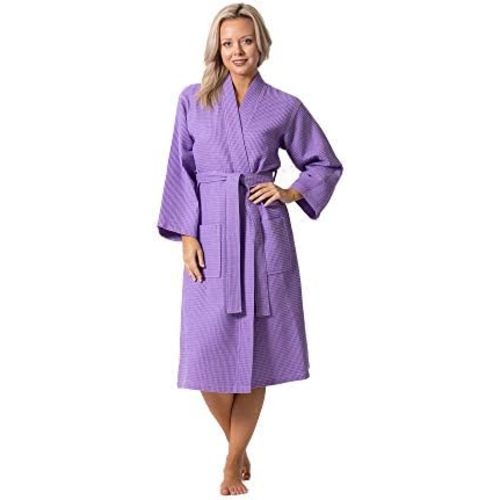 Waffle Knit Lightweight Kimono Spa & Bath Robes for Women - Quick Dry - Soft